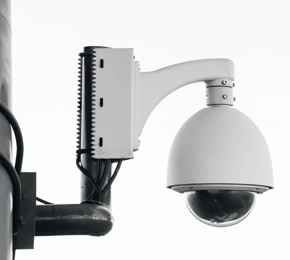 Cam&eacute;ra De S&eacute;curit&eacute; Blanche